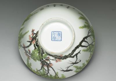 图片[3]-Bowl with willows and swallows in falangcai painted enamels, Qing dynasty, Yongzheng reign (1723-1735)-China Archive